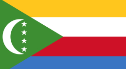 [Comoros Post/ Comoros Post/ laposte comores/ Pakêta e-bazirganiya Comoros/ Parola Mezin a Komoros/ Komora EMS] Logo