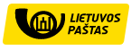 [Litván posta/ Lietuvos paštas/ Litván posta/ Litván e-kereskedelmi csomag/ Litván nagy telek/ Litvánia EMS] Logo